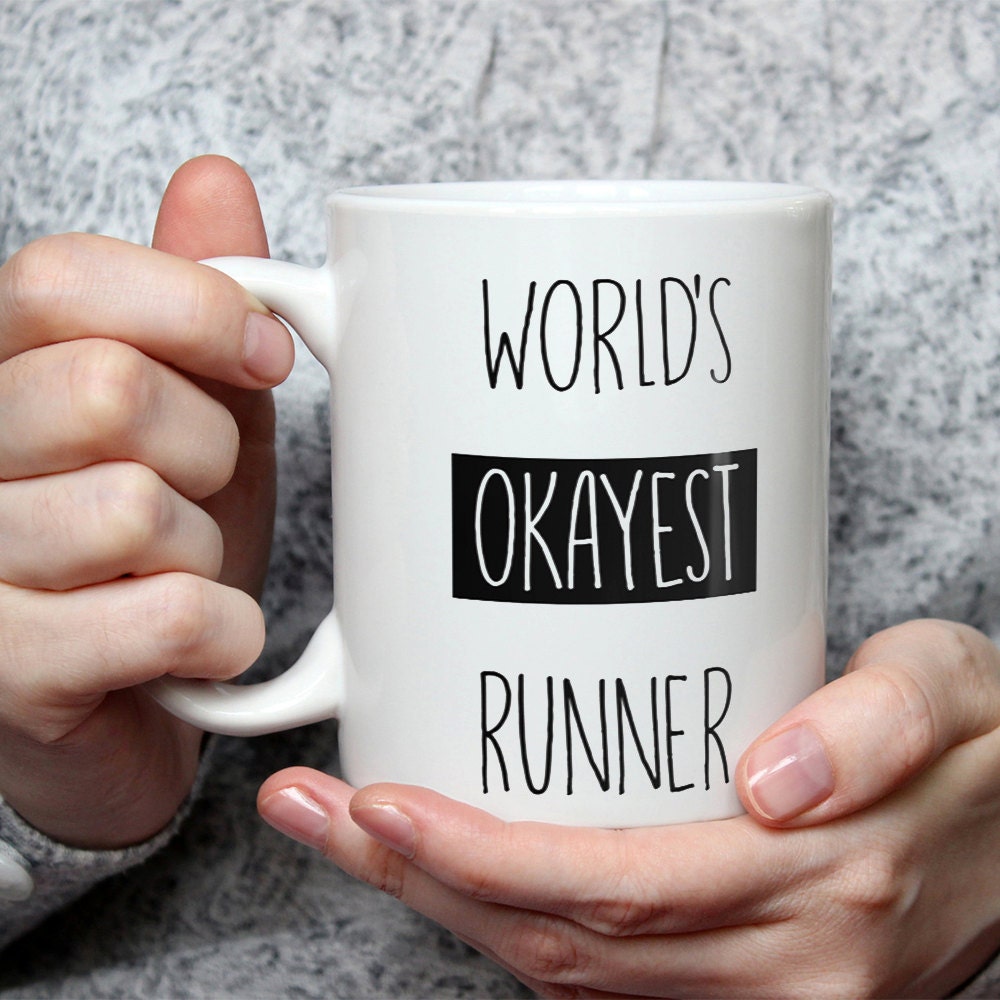 World's Okayest Runner Mug - Funny Gift for Runners