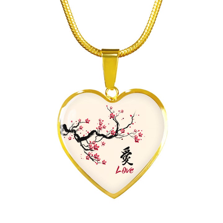 Love Necklace Gold Silver For Woman Heart Necklace For Women Gift From Love Anniversary Present For Wife Valentine's Day Gift Engraved Charm