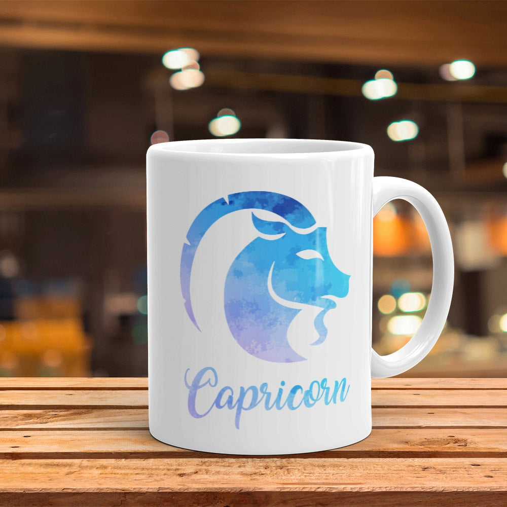 Capricorn Zodiac Mug: Star Sign Coffee Cup