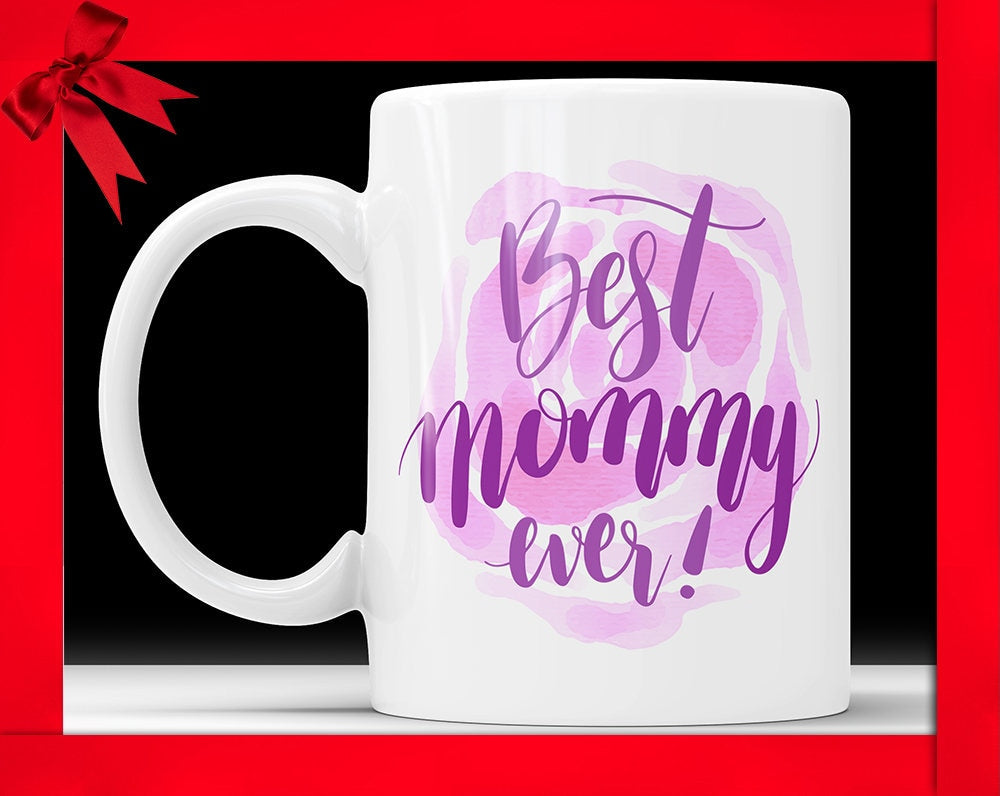 Best Mommy Ever Mother's Day Coffee Mug - Floral Ceramic Cup Perfect Gift For Mom Present For Mother Cute Mug Mothers Day Ideas Flower Mug