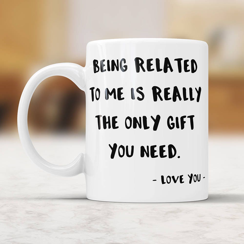 Funny Sibling Coffee Mug: Gag Gift for Sister, Brother