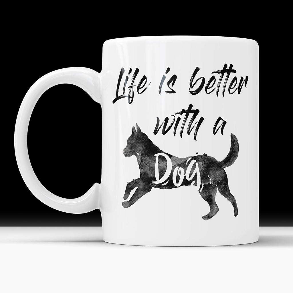 Life is Better With A Dog Mug, Custom Dog Mom, Dog Lover Gift, Gift For Dog Mom, Dog Lover Mug, Dog Mom Mug, Dog Mom Gift