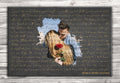 Custom Lyric Art 1 Year Anniversary gift for him Song Lyrics Wall Art Anniversary Gift for her Song lyrics Gift Wedding 2nd Year Anniversary