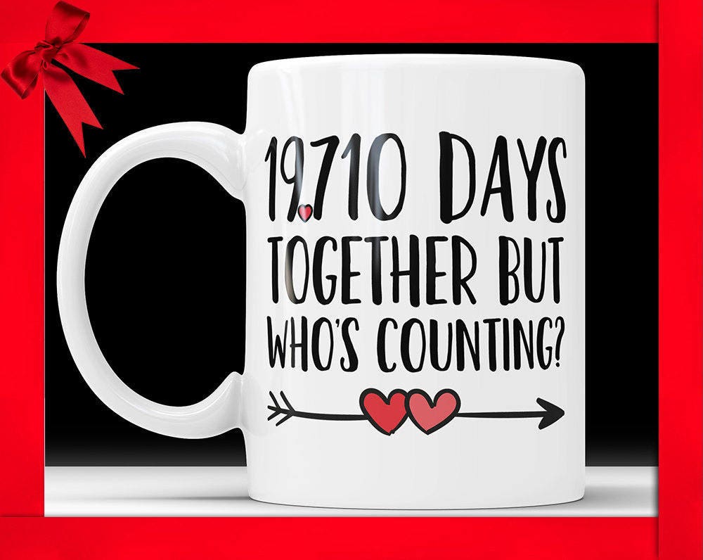 54th Anniversary Coffee Mug: 19710 Days Together Funny Gift