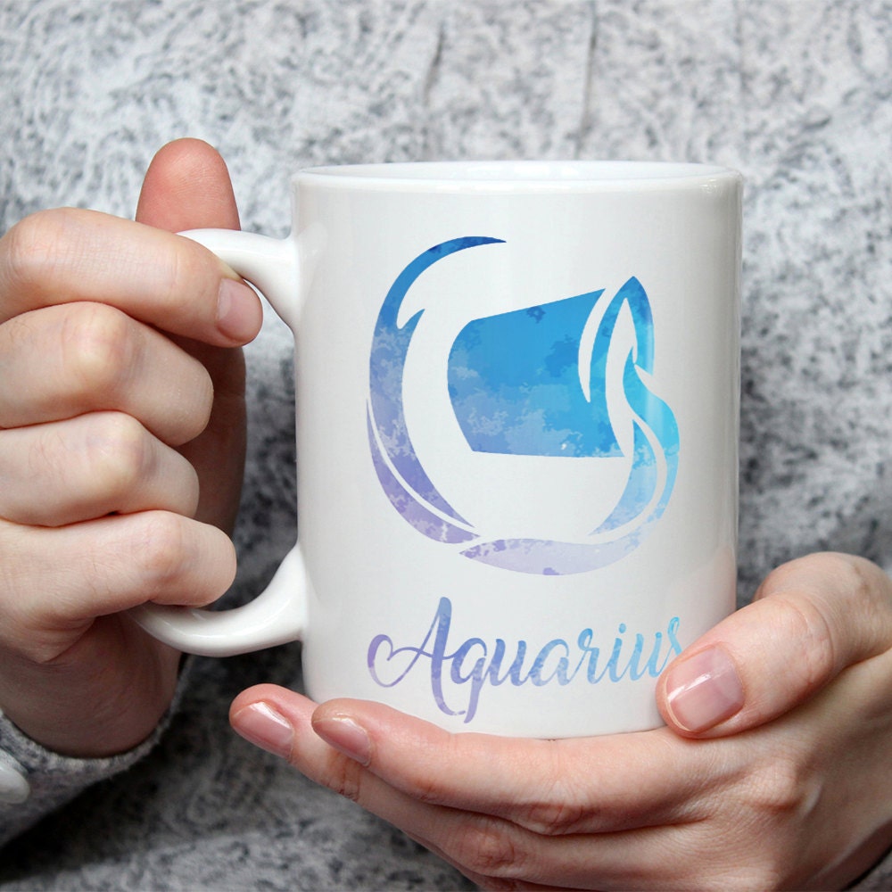 Aquarius Zodiac Mug: Star Lover Gift
